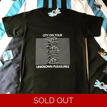 City On Tour Unknown Pleasures T-Shirt